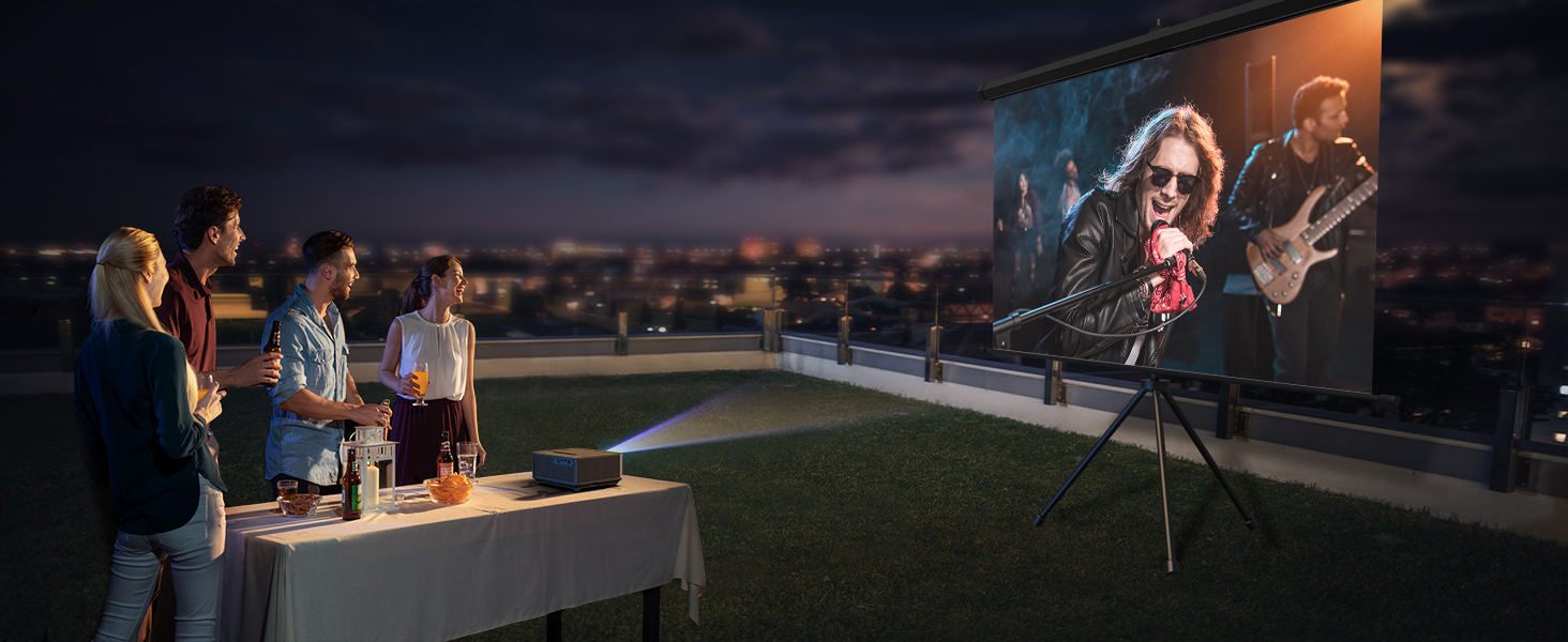 Yaber Ace K1 chiếu ngoài trời